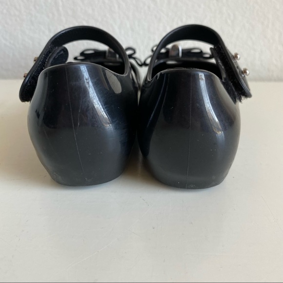 Mini Melissa + Jason Wu Mary Jane Ballet Flat with Grosgrain Ribbon Bow - Picture 7 of 13